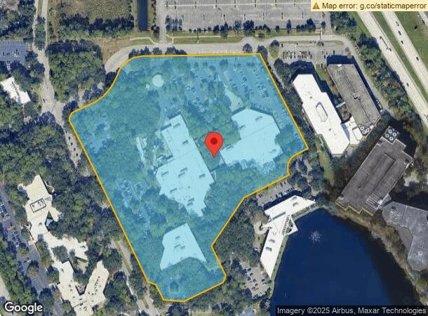  7275 Baymeadows Way, Jacksonville, FL Parcel Map