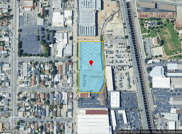  6100 Wilmington Ave, Los Angeles, CA Parcel Map