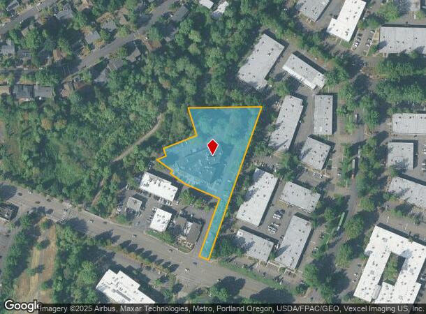8196 Sw Hall Blvd, Beaverton, OR Parcel Map