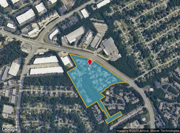 1405 Beaver Ruin Rd, Norcross, GA Parcel Map
