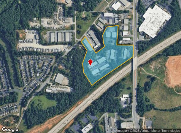 1360 Union Hill Rd, Alpharetta, GA Parcel Map