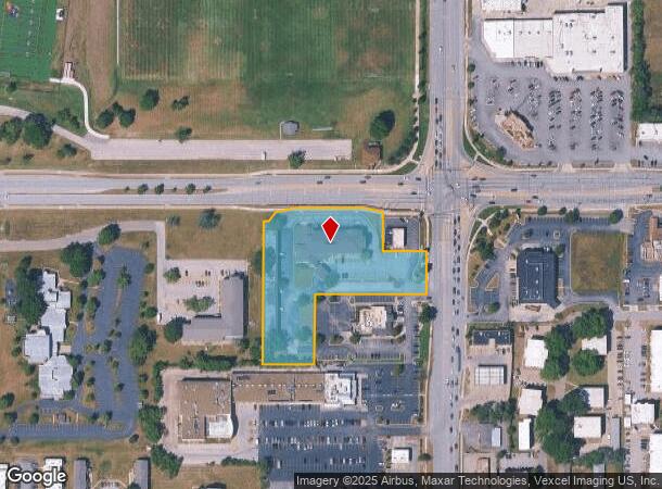  2309 Iowa St, Lawrence, KS Parcel Map