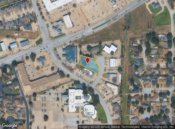  1856 Norwood Plz, Hurst, TX Parcel Map