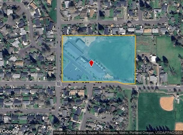  460 S Heather St, Cornelius, OR Parcel Map