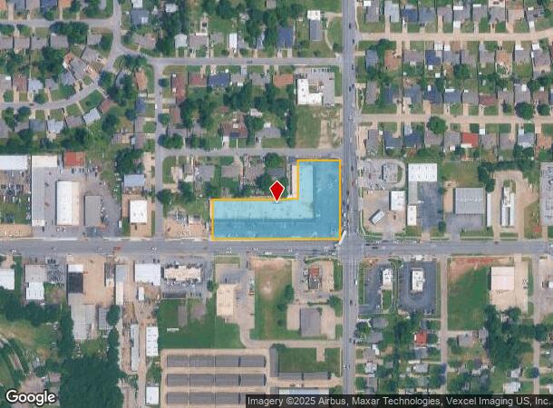 1101 N Meridian Ave, Oklahoma City, OK Parcel Map