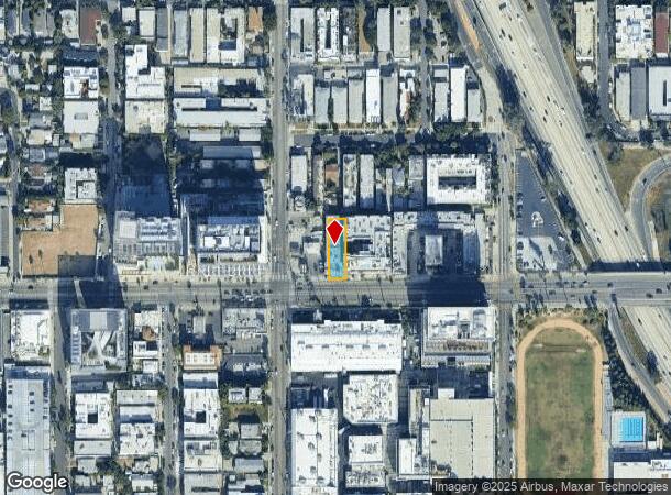  5849 W Sunset Blvd, Los Angeles, CA Parcel Map