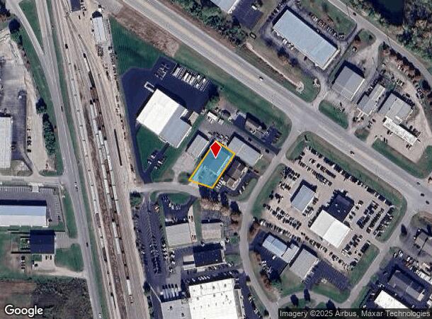 810 Depot St, Columbus, IN Parcel Map