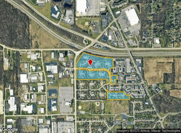 2909 Sugar Maple Ln, South Bend, IN Parcel Map