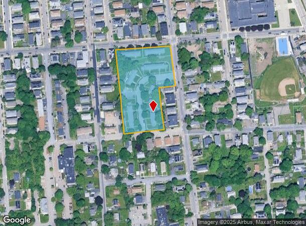 80 Houghton St, Worcester, MA Parcel Map