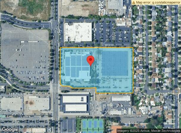  12254 Bellflower Blvd, Downey, CA Parcel Map