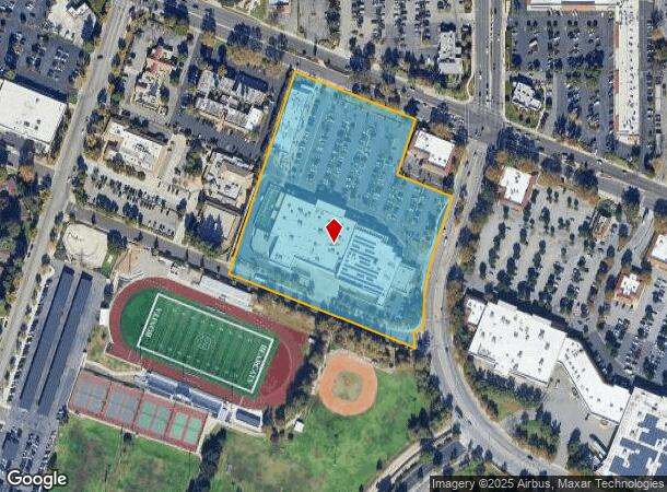  2220 Foothill Blvd, La Verne, CA Parcel Map
