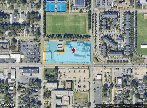  2705 E 11Th St, Tulsa, OK Parcel Map