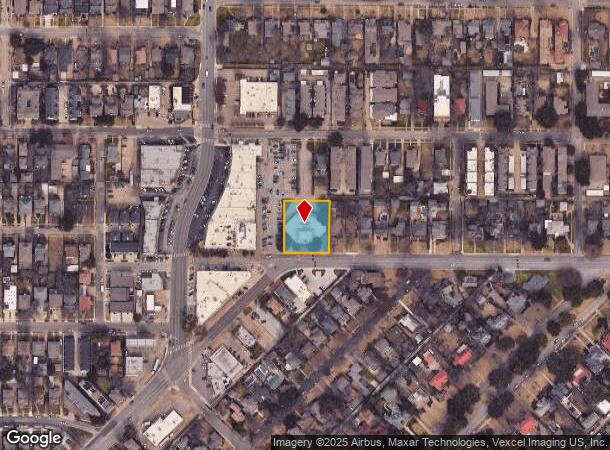 6131 La Vista Dr, Dallas, TX Parcel Map