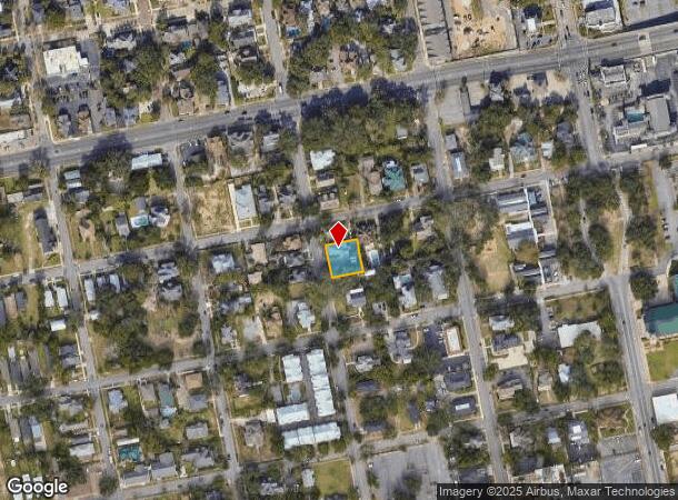  610 N Spring St, Pensacola, FL Parcel Map