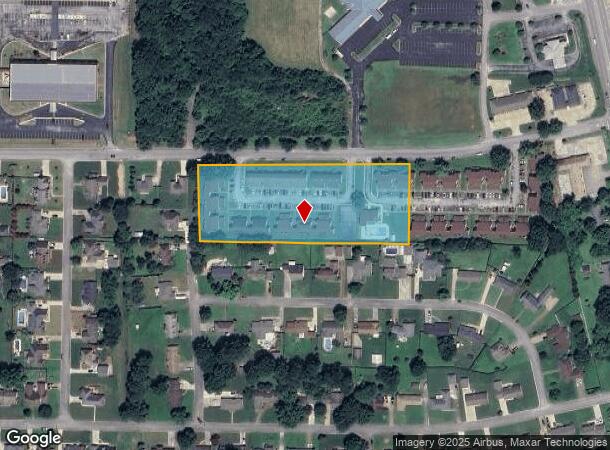 206 Heathrow Dr, Florence, AL Parcel Map