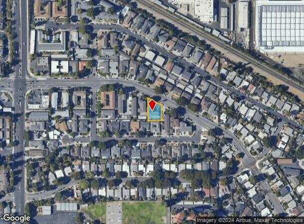  2128 Monroe St, Santa Clara, CA Parcel Map