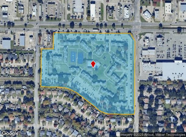  145 W Pioneer Pkwy, Grand Prairie, TX Parcel Map