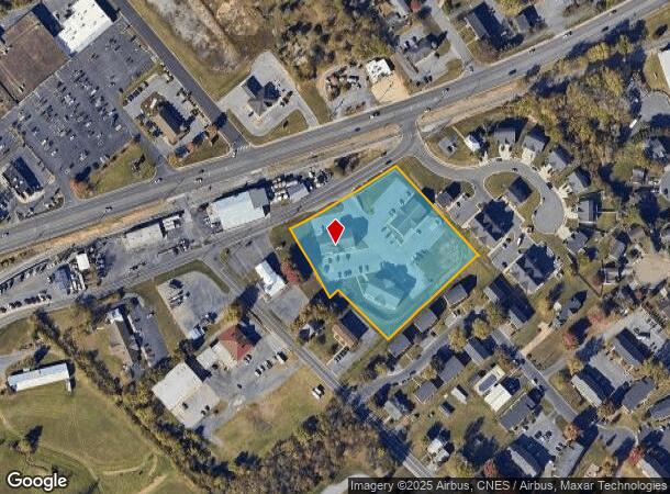 1754 Pear St, Harrisonburg, VA Parcel Map