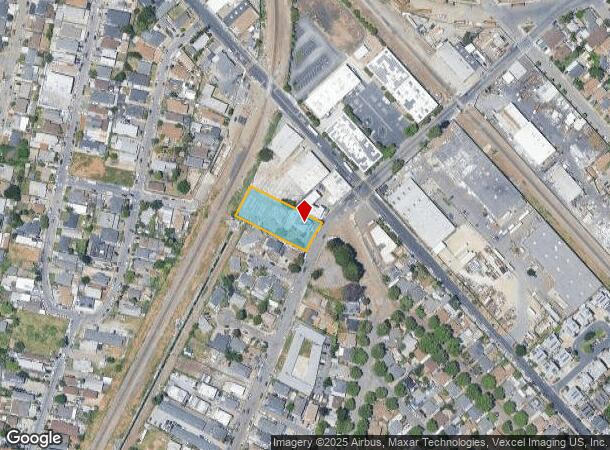 581 105Th Ave, Oakland, CA Parcel Map