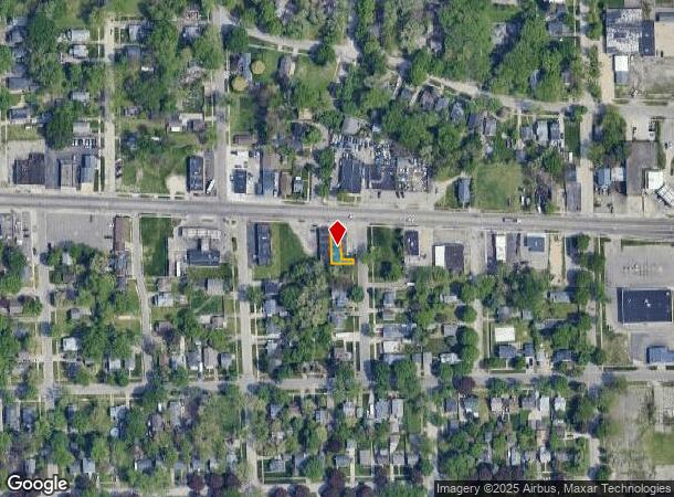  2418 Davison Rd, Flint, MI Parcel Map