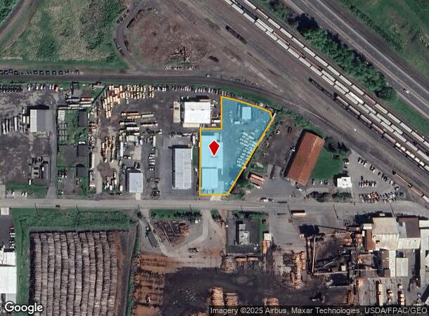  124 Industrial Way, Longview, WA Parcel Map