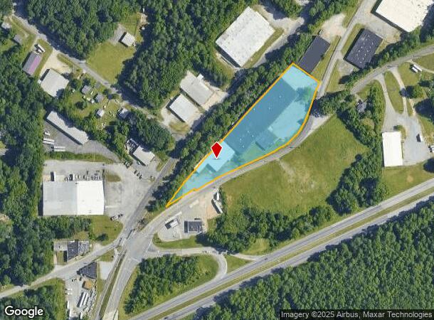  1604 Prospect St, High Point, NC Parcel Map