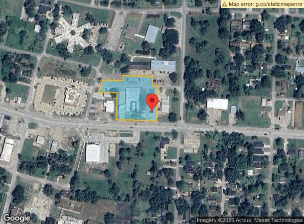  510 E Brazos Ave, West Columbia, TX Parcel Map