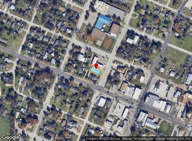  117 S 2Nd St, Krum, TX Parcel Map