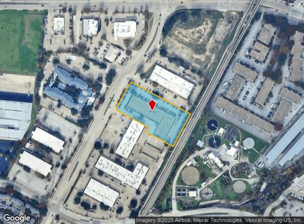 1055 S Sherman St, Richardson, TX Parcel Map