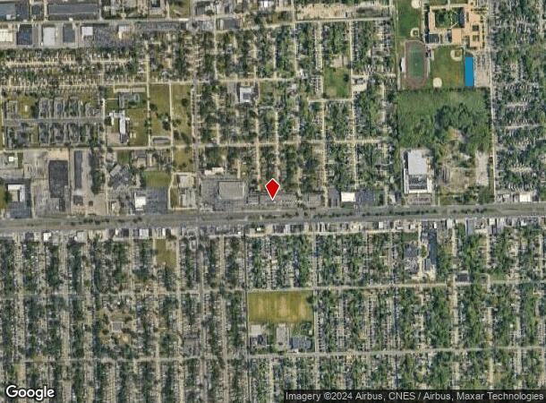  8890 W 8 Mile Rd, Ferndale, MI Parcel Map