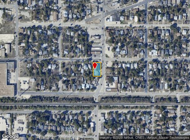 1405 S Hackberry St, San Antonio, TX Parcel Map