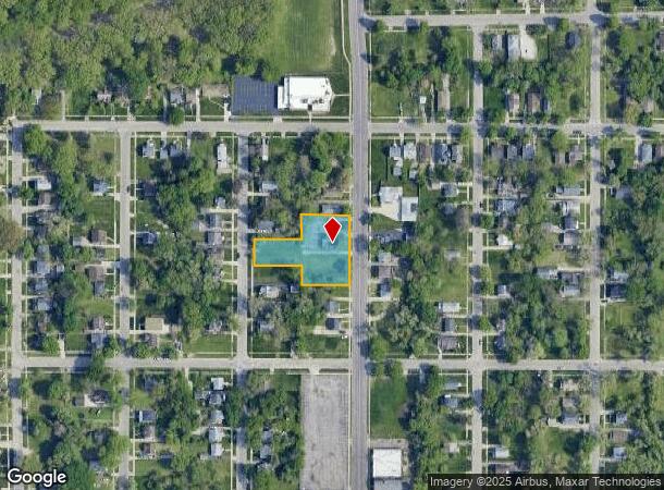 3625 M L King Ave, Flint, MI Parcel Map