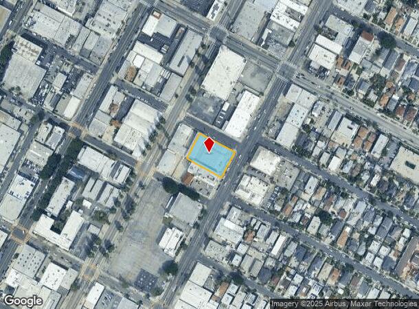  2701 S Main St, Los Angeles, CA Parcel Map