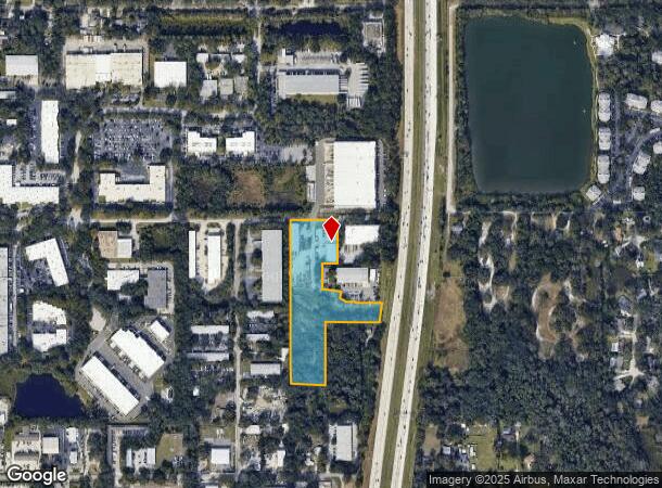 1616 Allison Woods Ln, Brandon, FL Parcel Map
