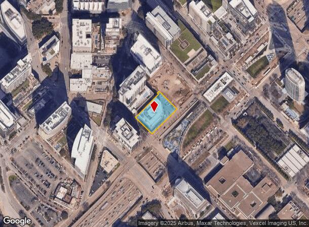 1909 Woodall Rodgers Fwy, Dallas, TX Parcel Map