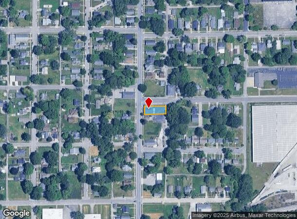  1610 Arrow Ave, Anderson, IN Parcel Map