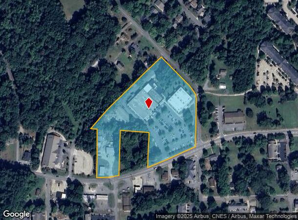 406 W Haggard Ave, Elon, NC Parcel Map