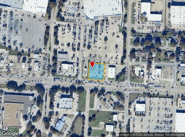  1614 W University Dr, Mckinney, TX Parcel Map