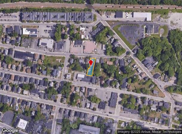  65 Falmouth St, Attleboro, MA Parcel Map