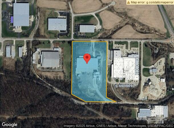  1025 Faultless Dr, Ashland, OH Parcel Map