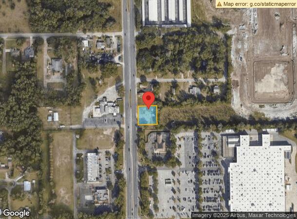  1747 N Woodland Blvd, Deland, FL Parcel Map