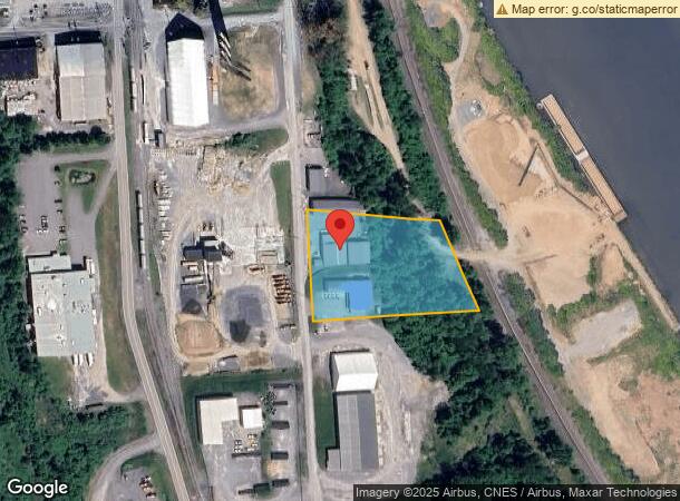  249 S Plant St, Morgantown, WV Parcel Map