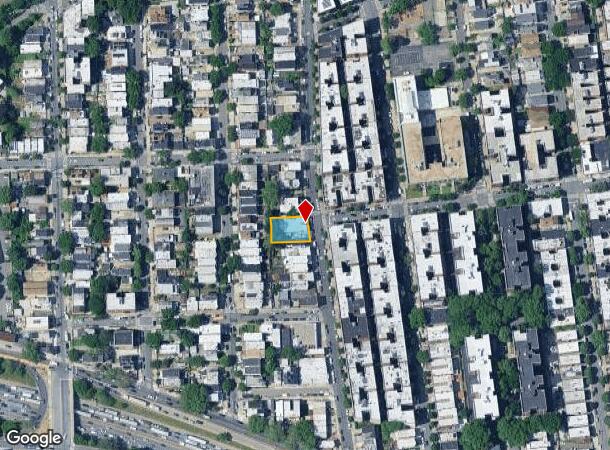 1481 Beach Ave, Bronx, NY Parcel Map