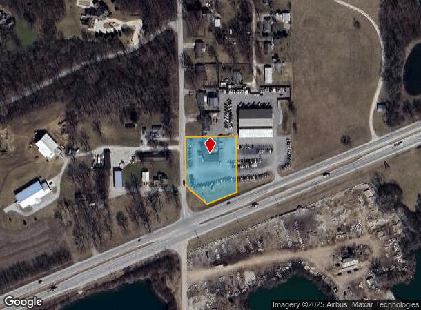 7905 W County Line Rd S, Roanoke, IN Parcel Map