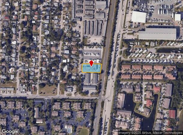  7922 Coral St, Lantana, FL Parcel Map