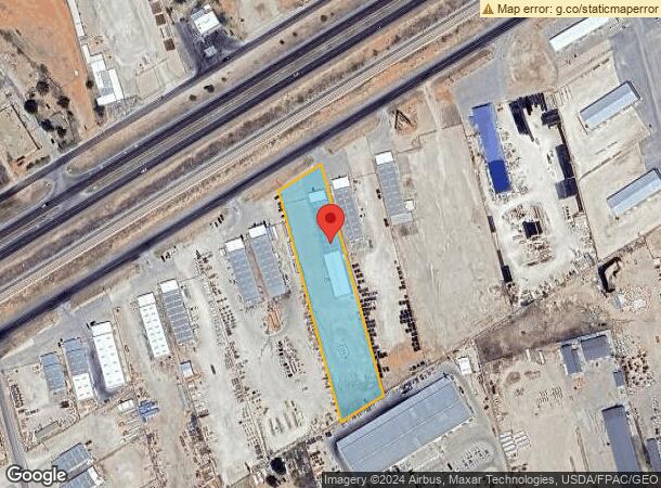  7615 W Industrial Ave, Midland, TX Parcel Map