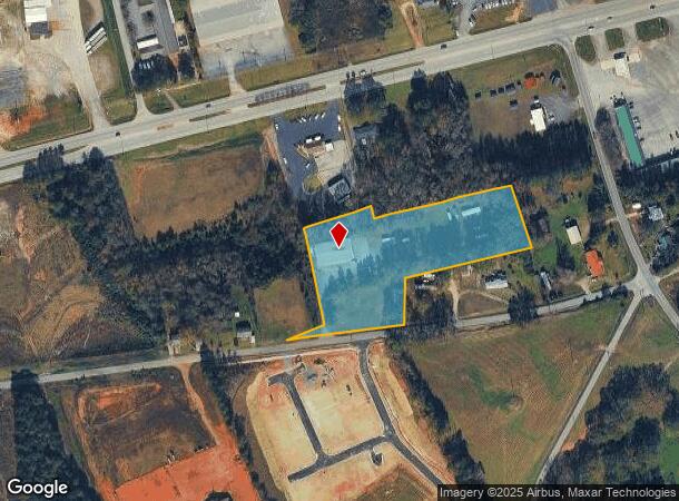  1343 Valentine Ln, Greer, SC Parcel Map
