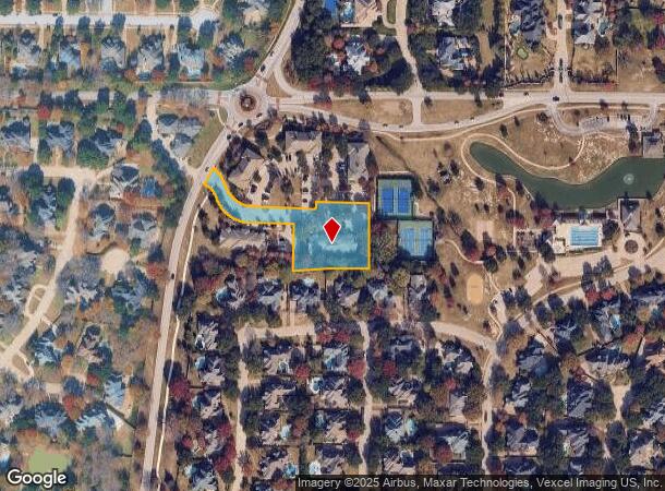 1209 S White Chapel Blvd, Southlake, TX Parcel Map