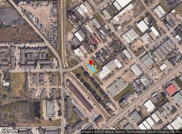  1418 Indiana St, South Houston, TX Parcel Map