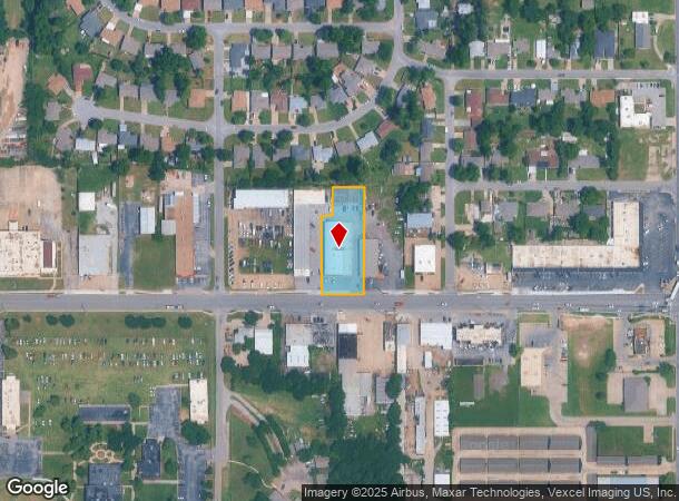 4621 Nw 10Th St, Oklahoma City, OK Parcel Map